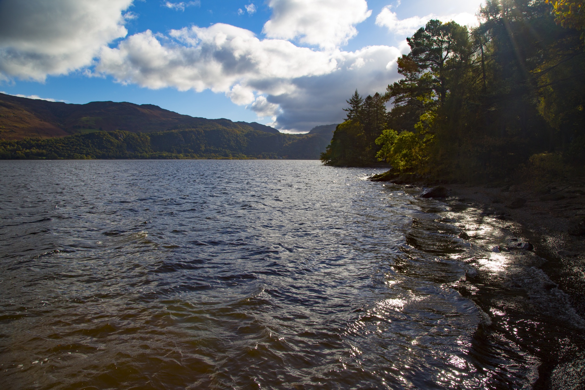 derwent water scenery free photo