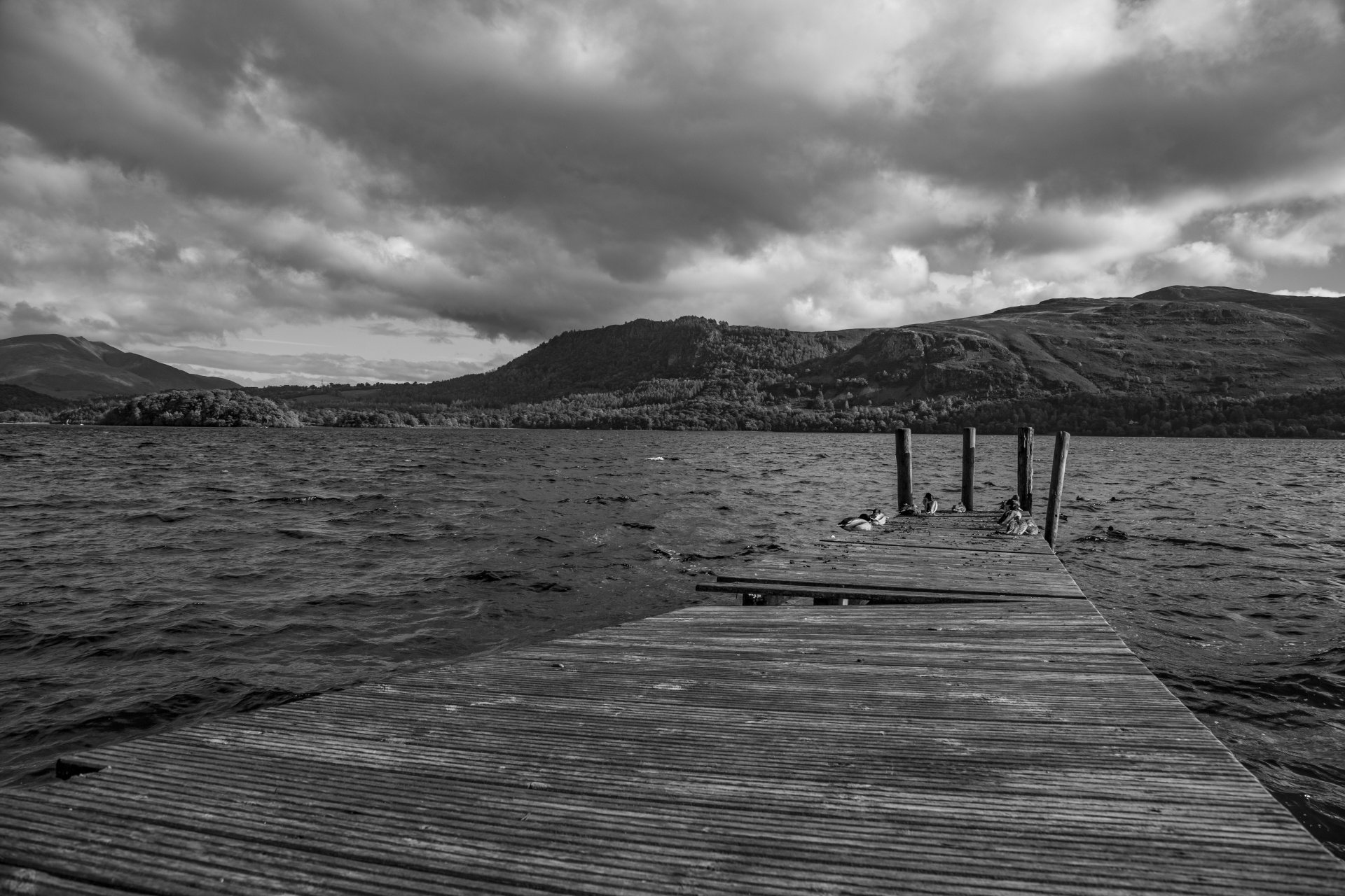 derwent water scenery free photo