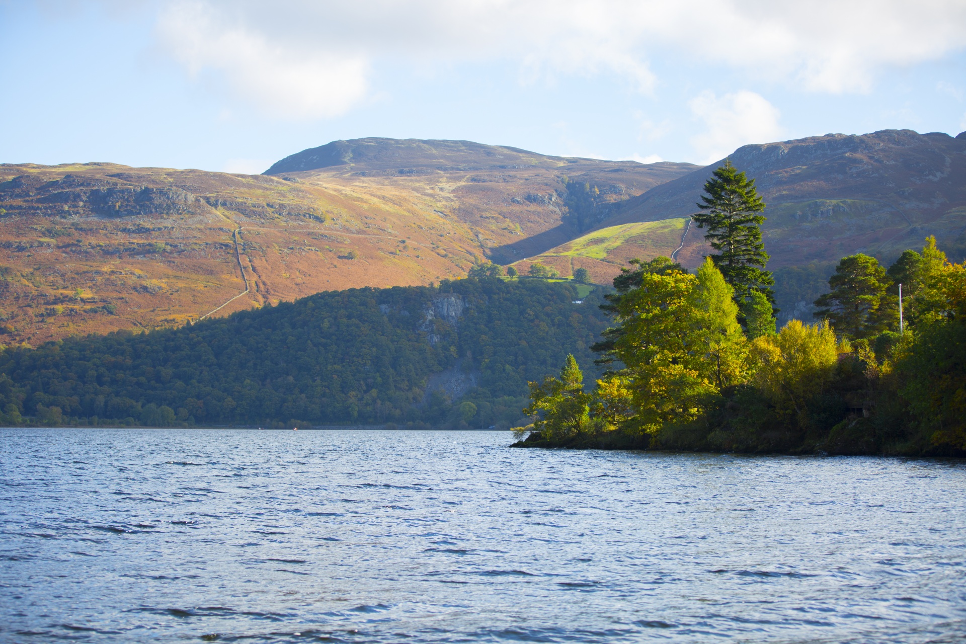 derwent water scenery free photo