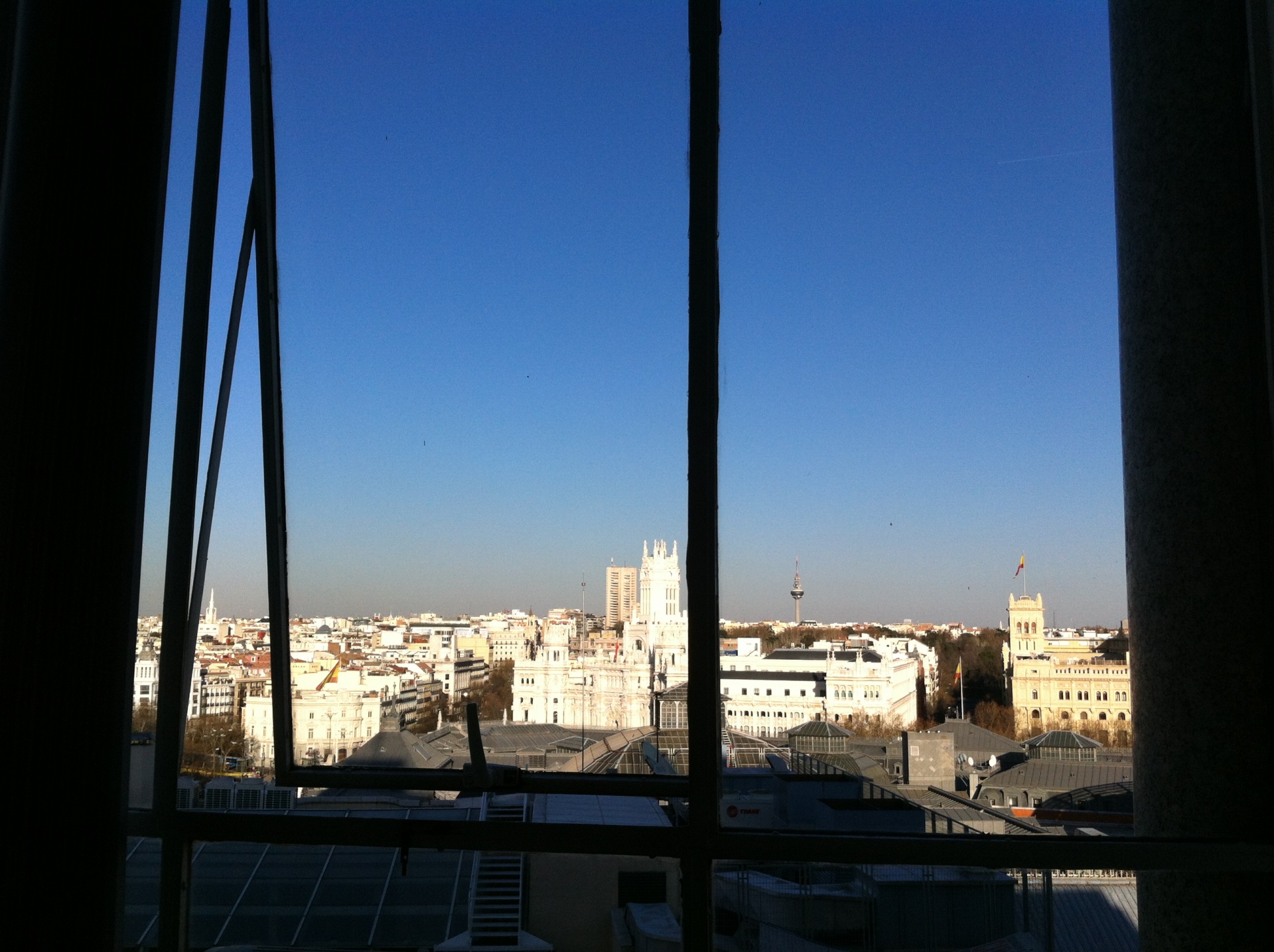 madrid views from work free photo