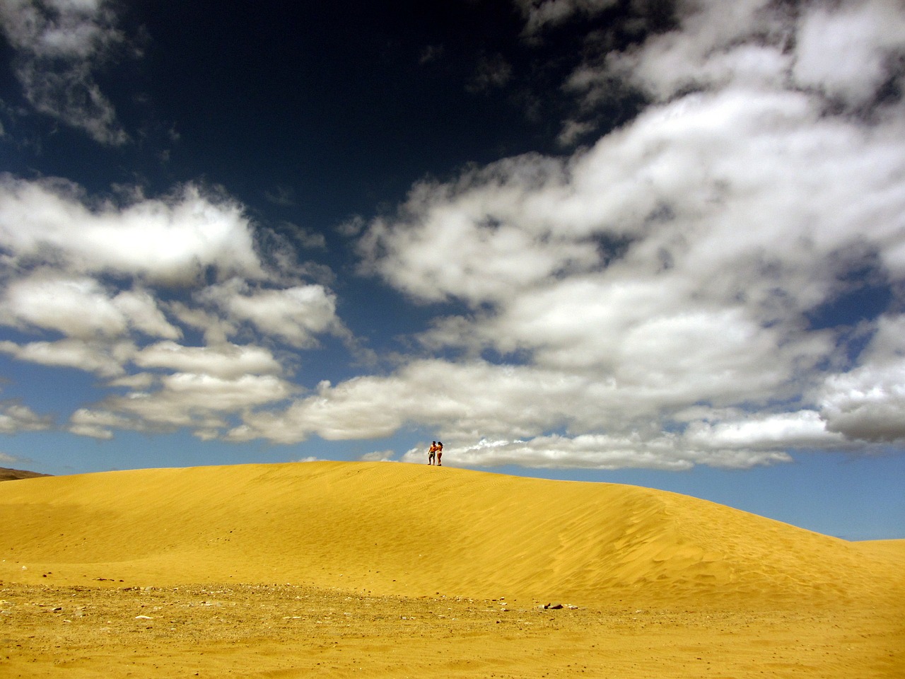 desert sand sky free photo