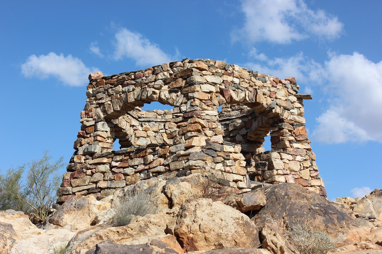 desert building history free photo