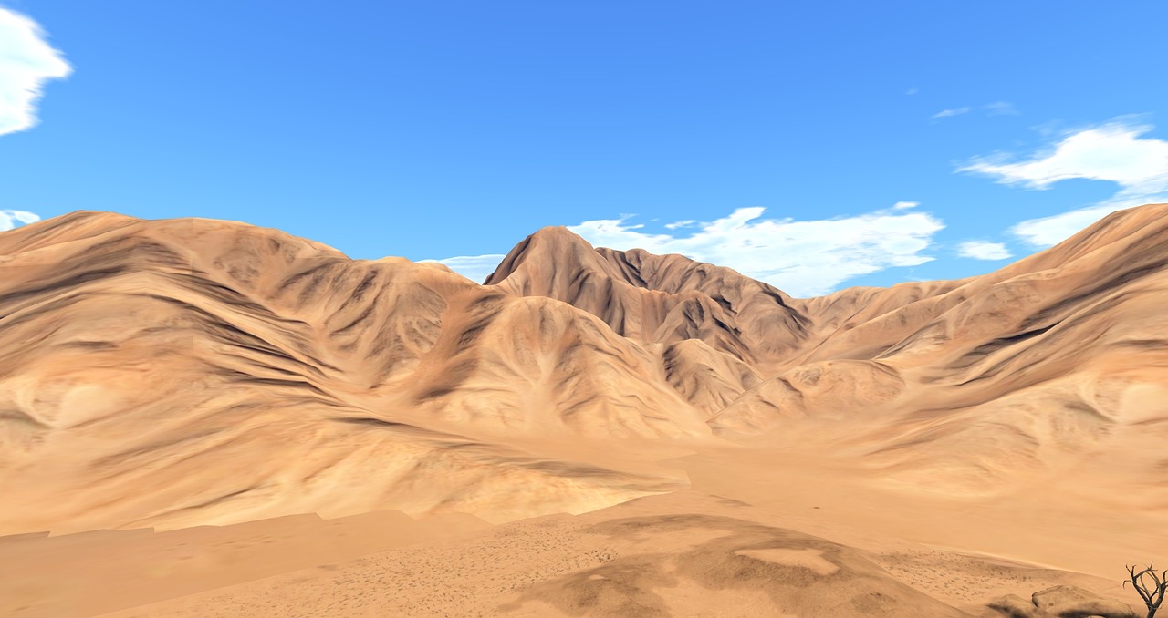 desert sand mountains free photo