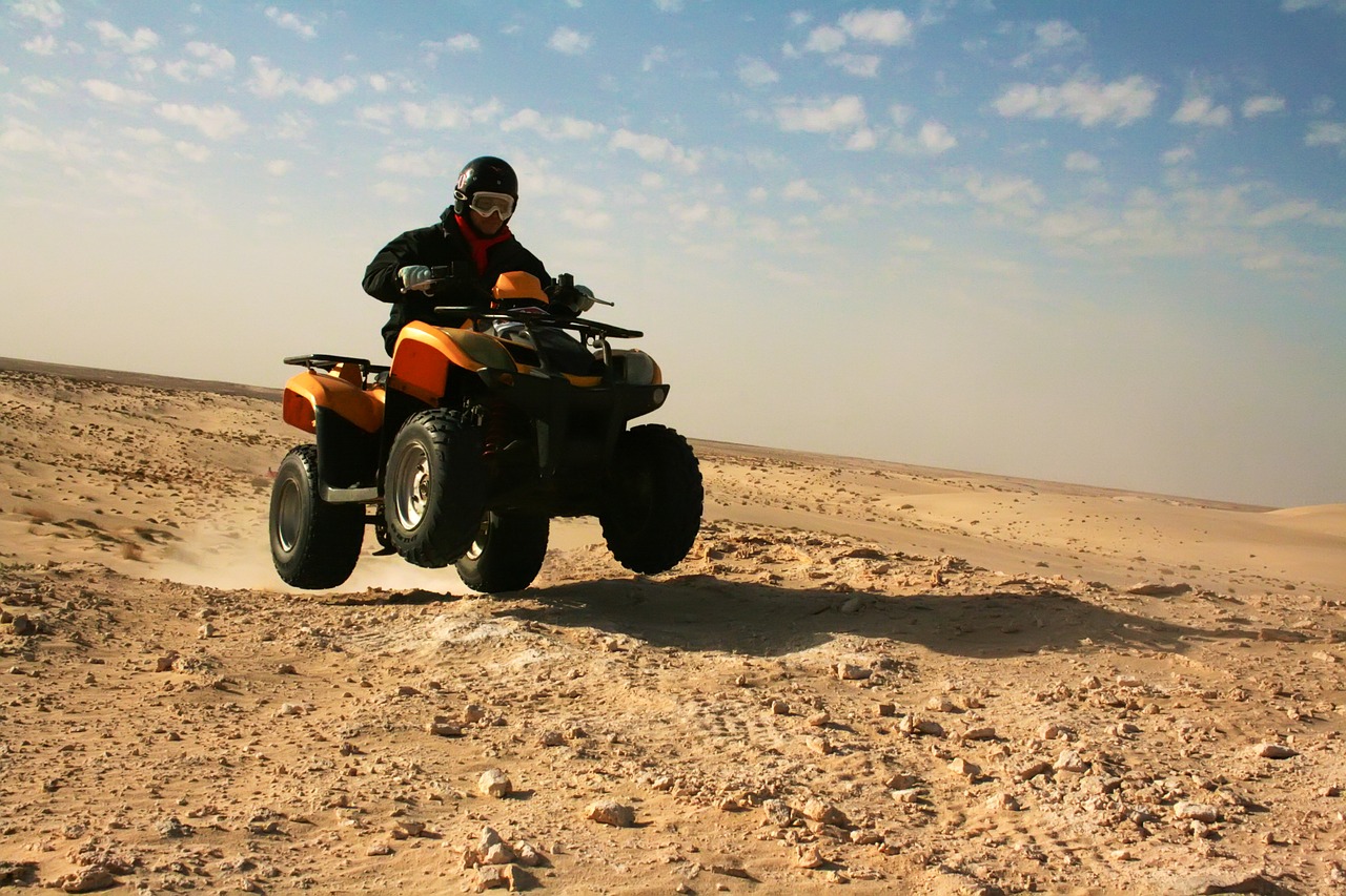 desert quad tunisia free photo