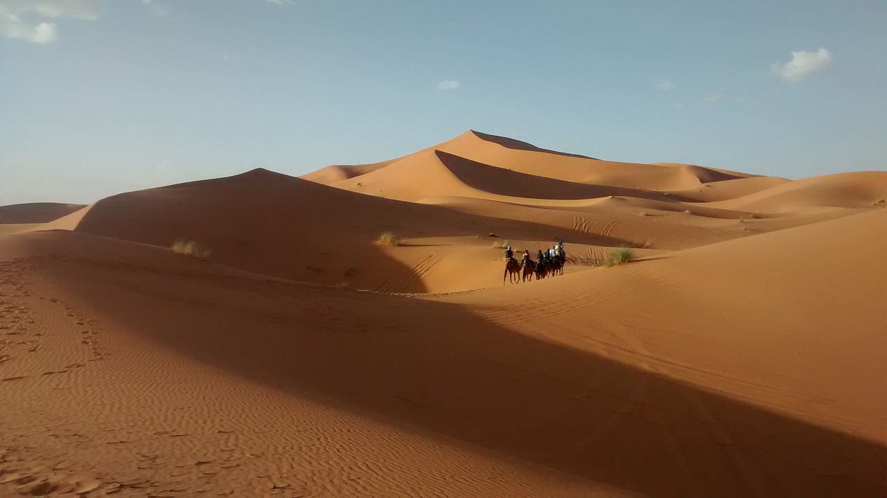 desert morocco dunes free photo