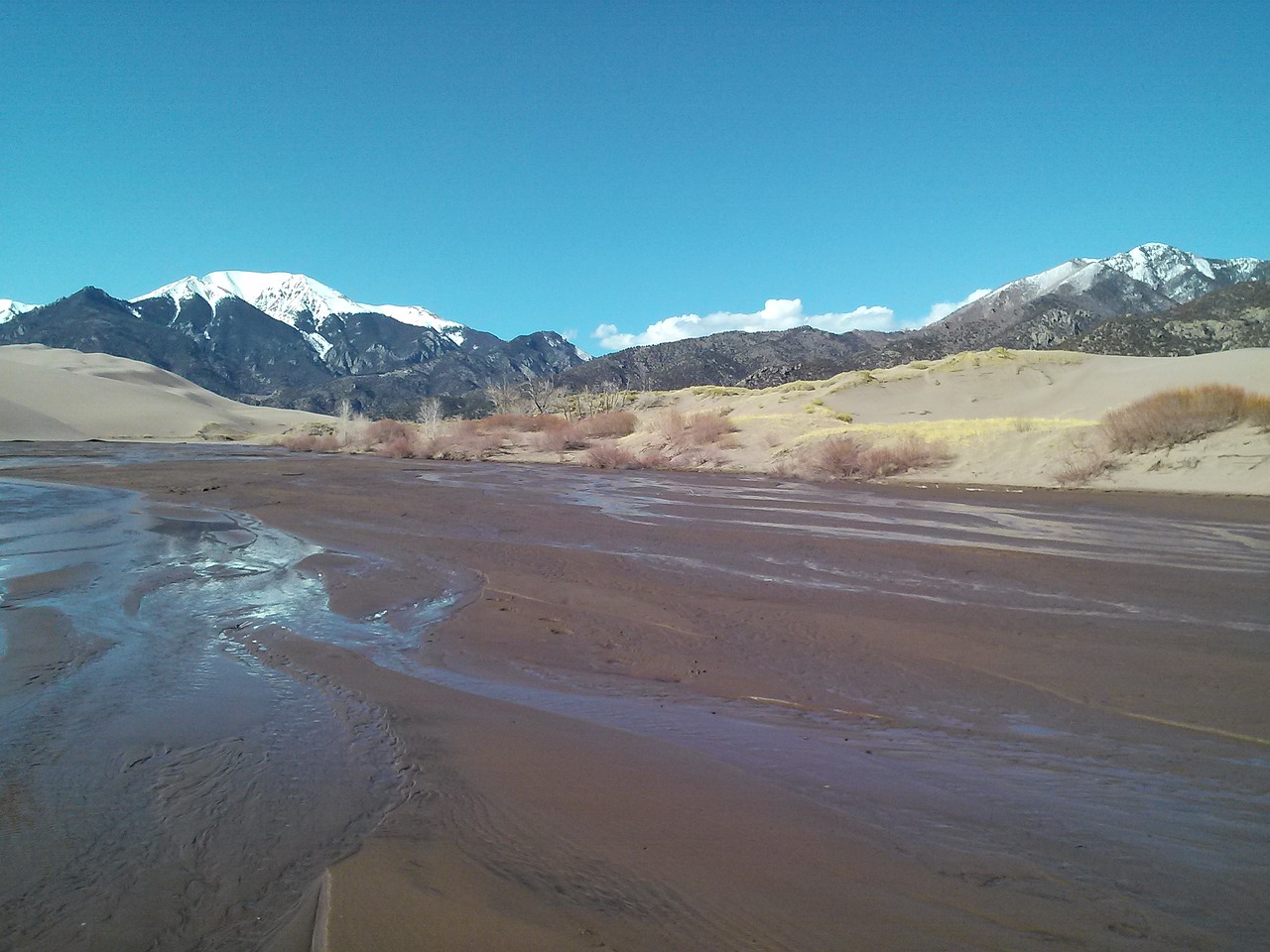 desert sand river free photo
