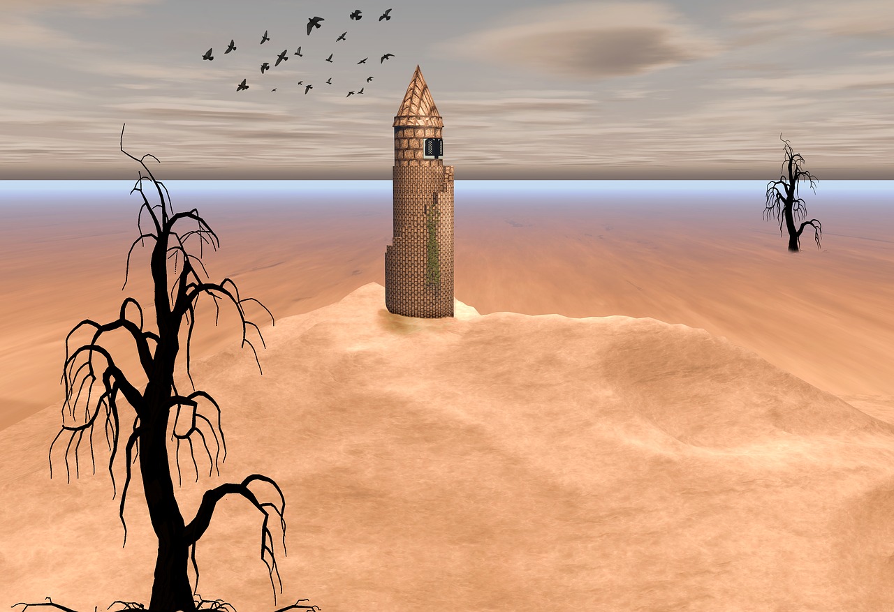 desert tower tree free photo