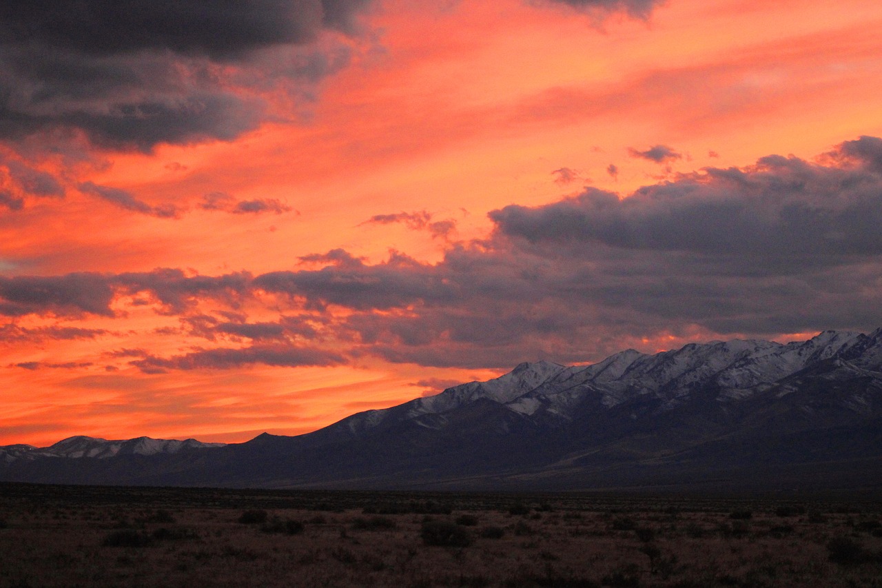 desert night sunset free photo