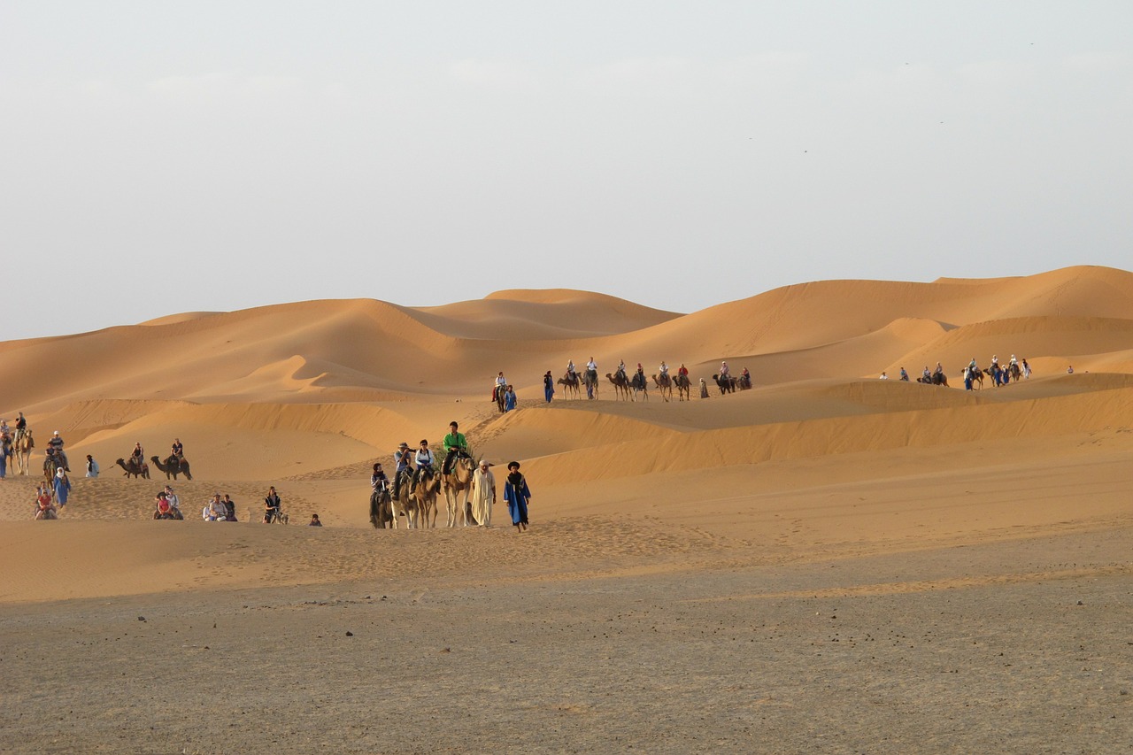 desert merzouga dunes free photo