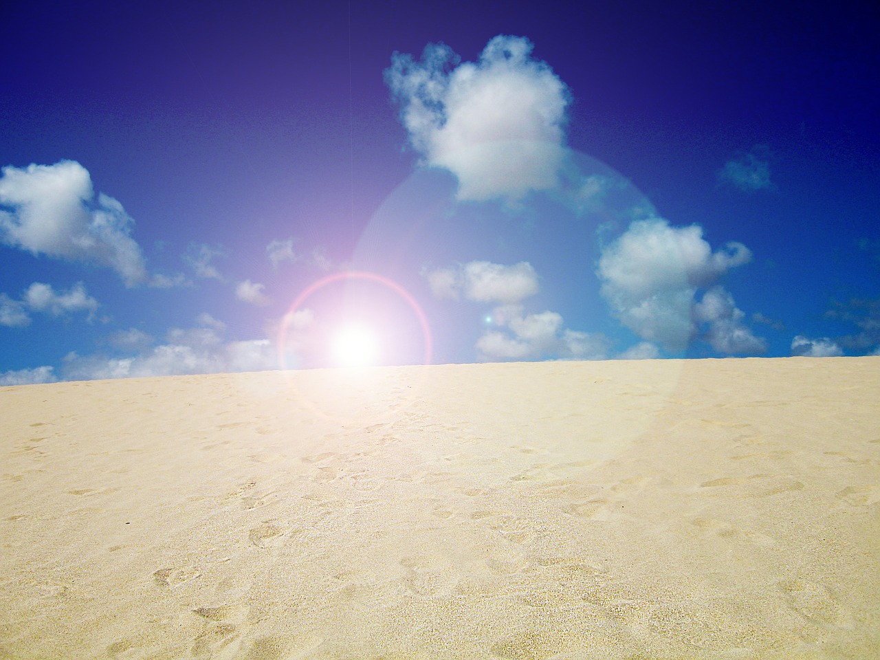 desert sun sand free photo