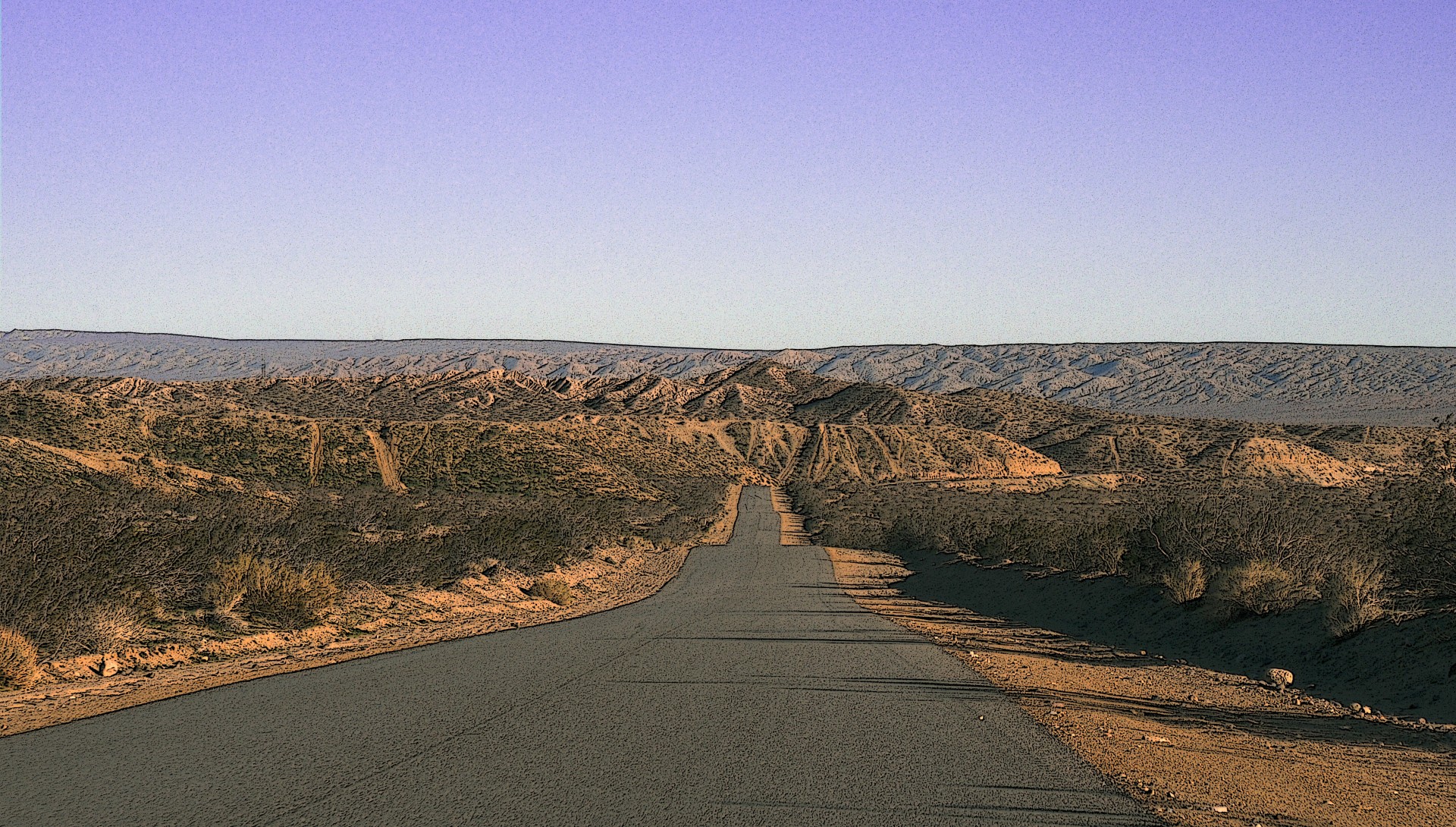 desert highway road free photo