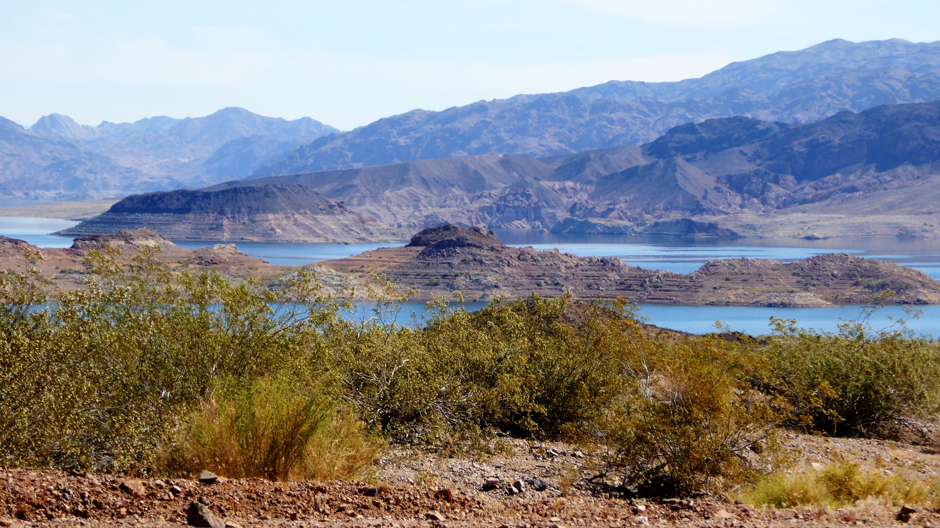 desert deserts lake mead free photo