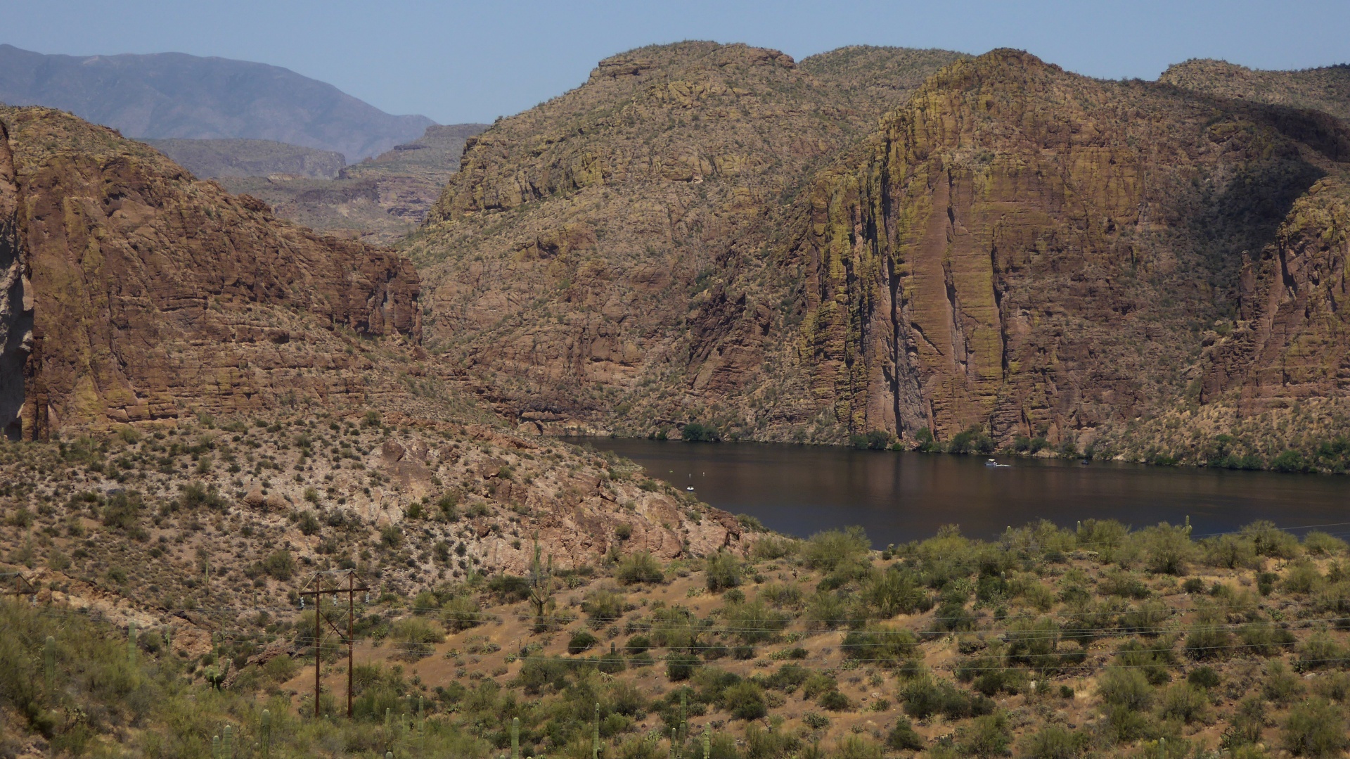 lake desert landscape free photo