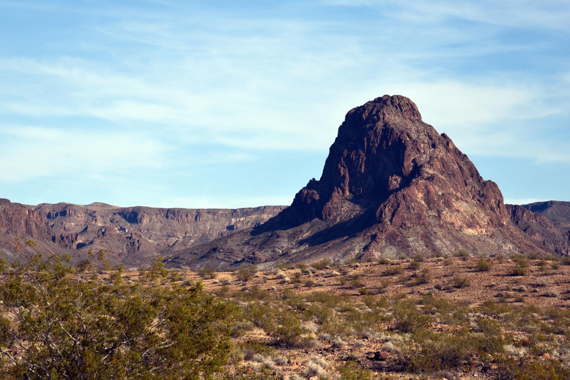 rock desert scenic free photo