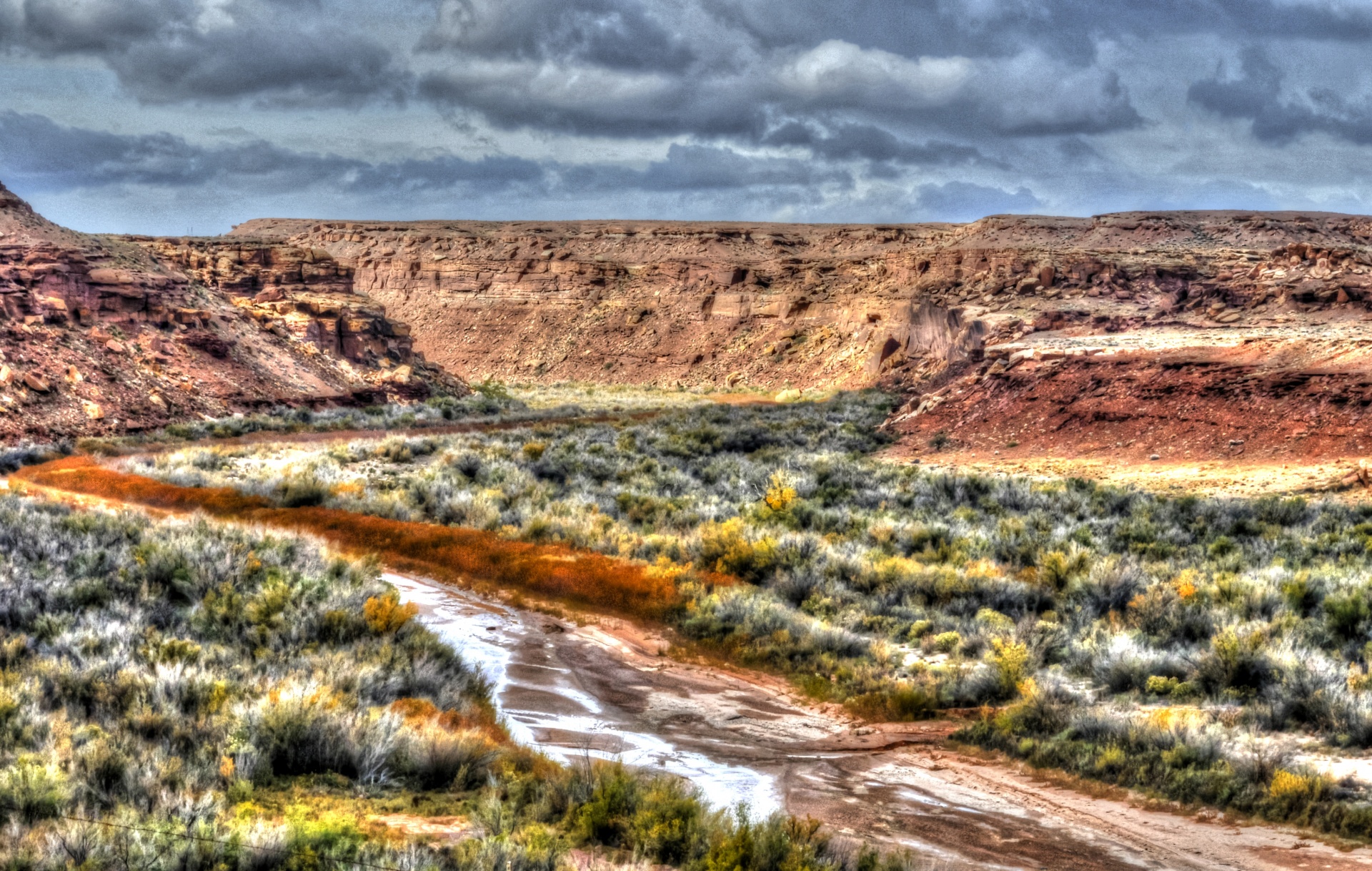 desert landscape river free photo