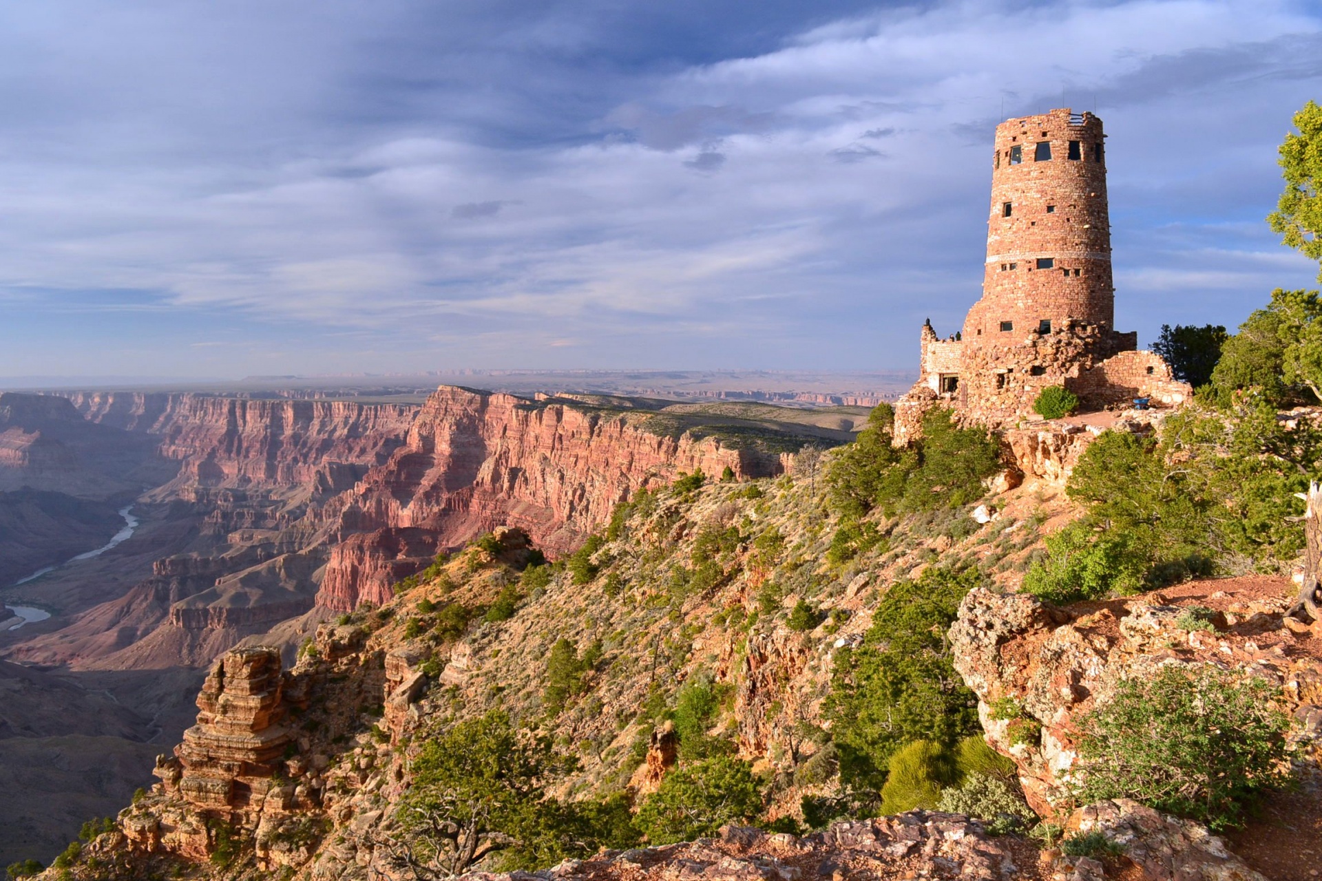 grand canyon desert view tower grand canyon national park free photo