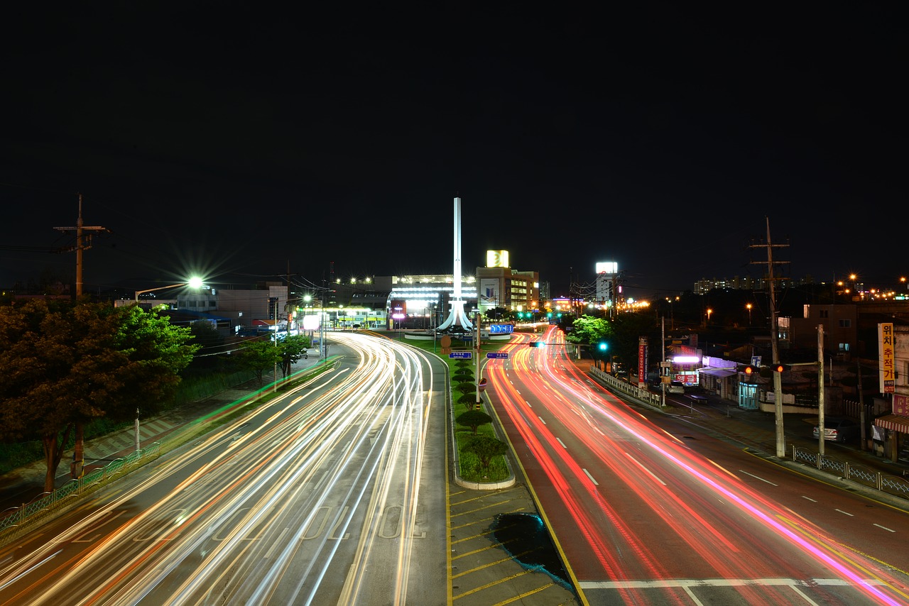 desktop  night view  lights free photo