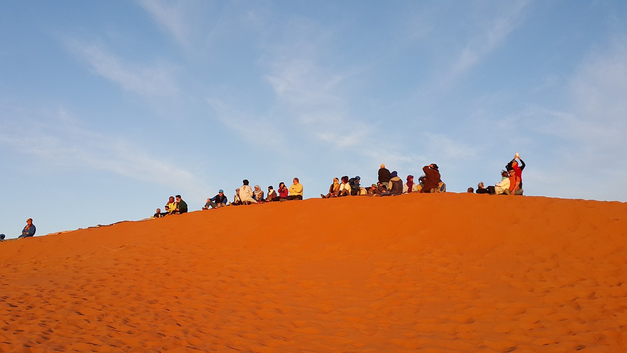 desert sahara golden sand free photo