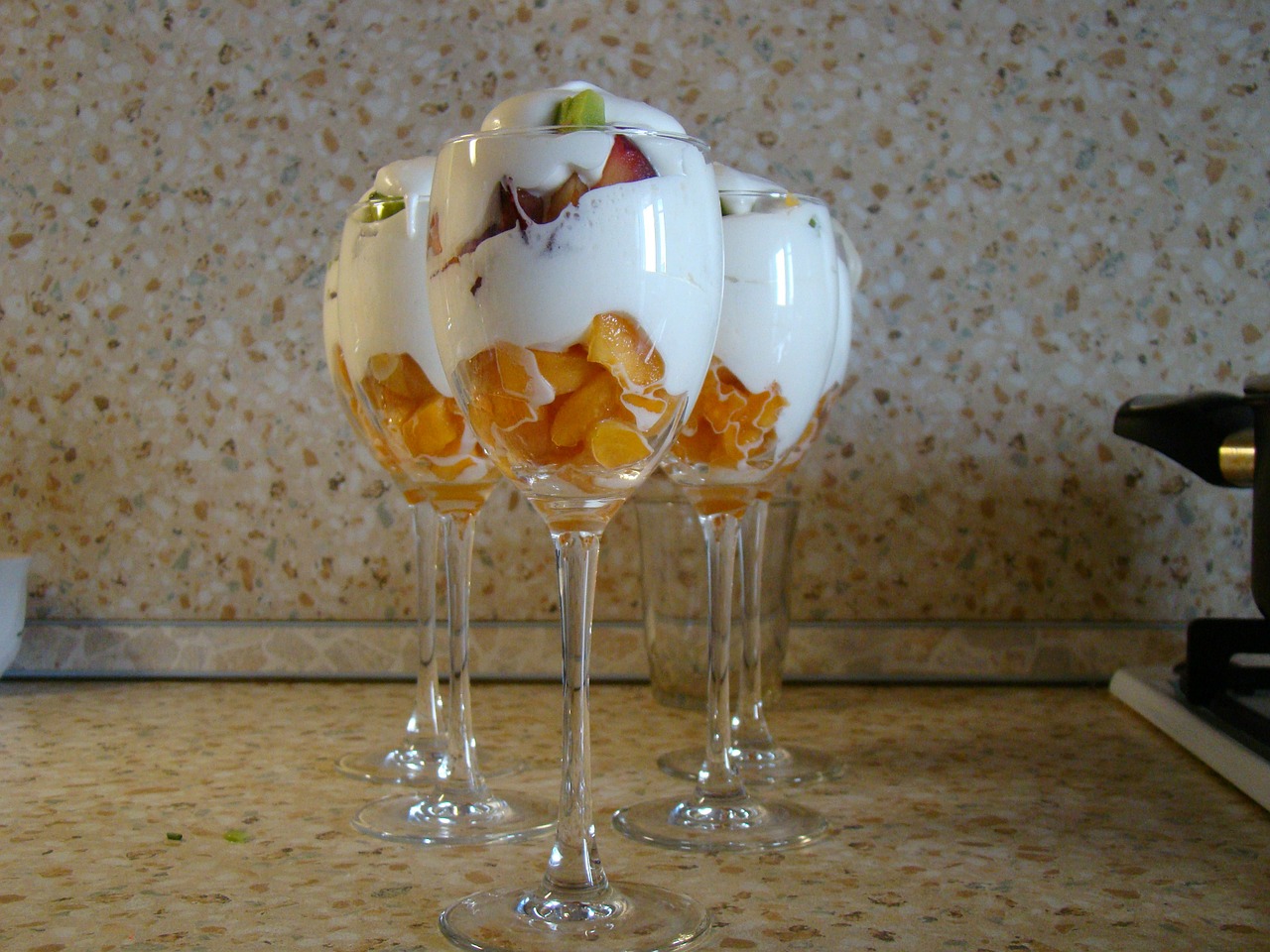 dessert cream syrup free photo
