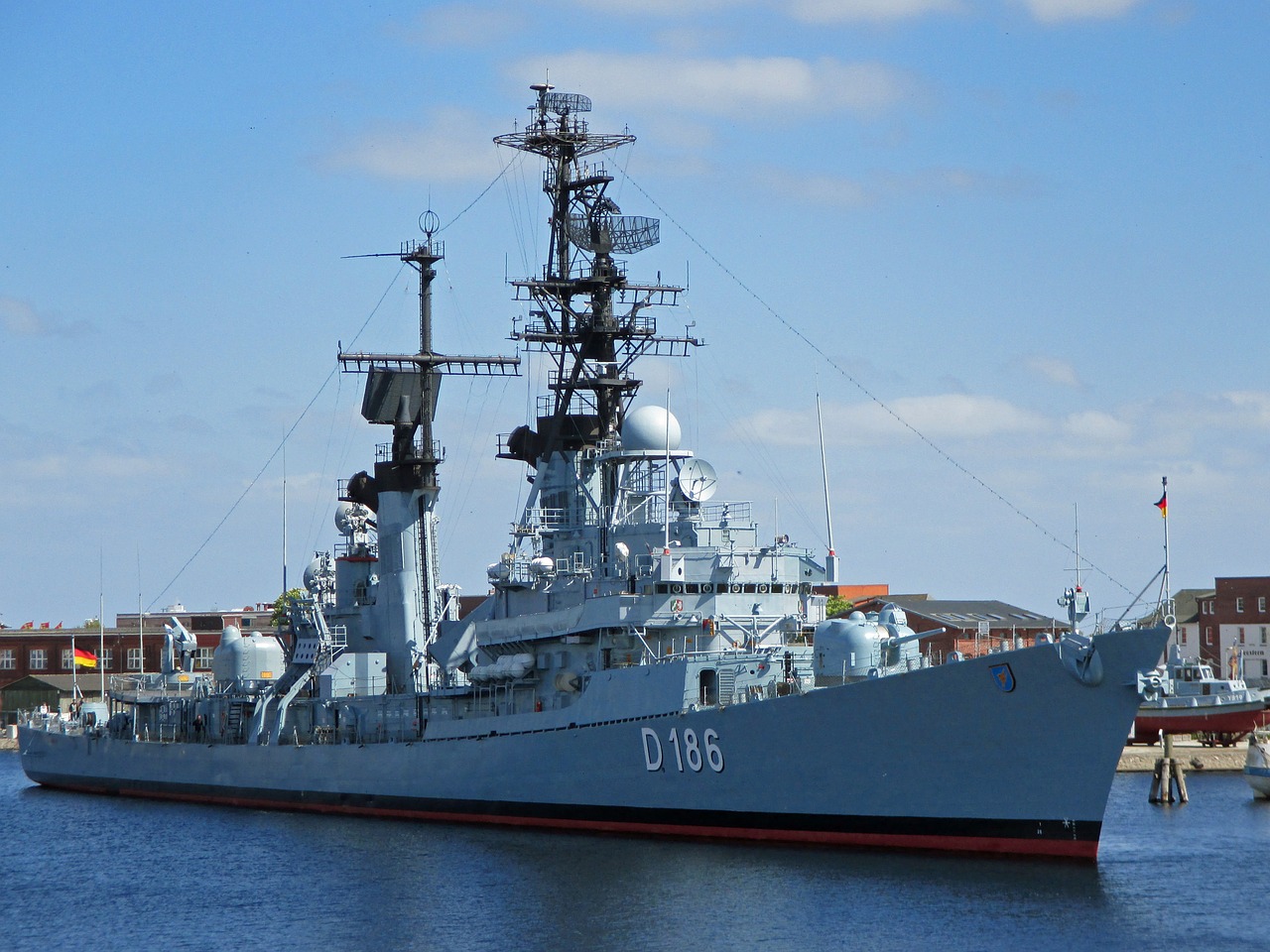 destroyer navy warship free photo