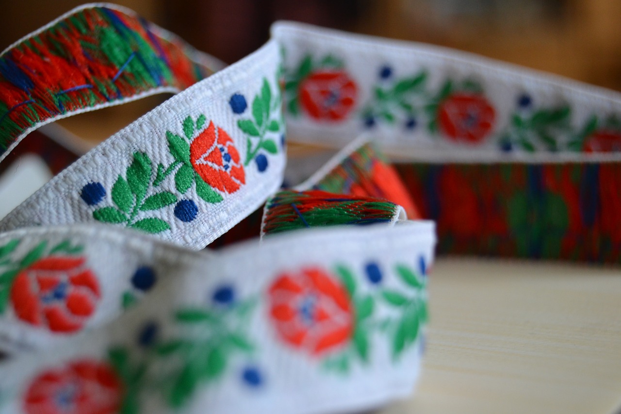 detail ribbon slovacko free photo