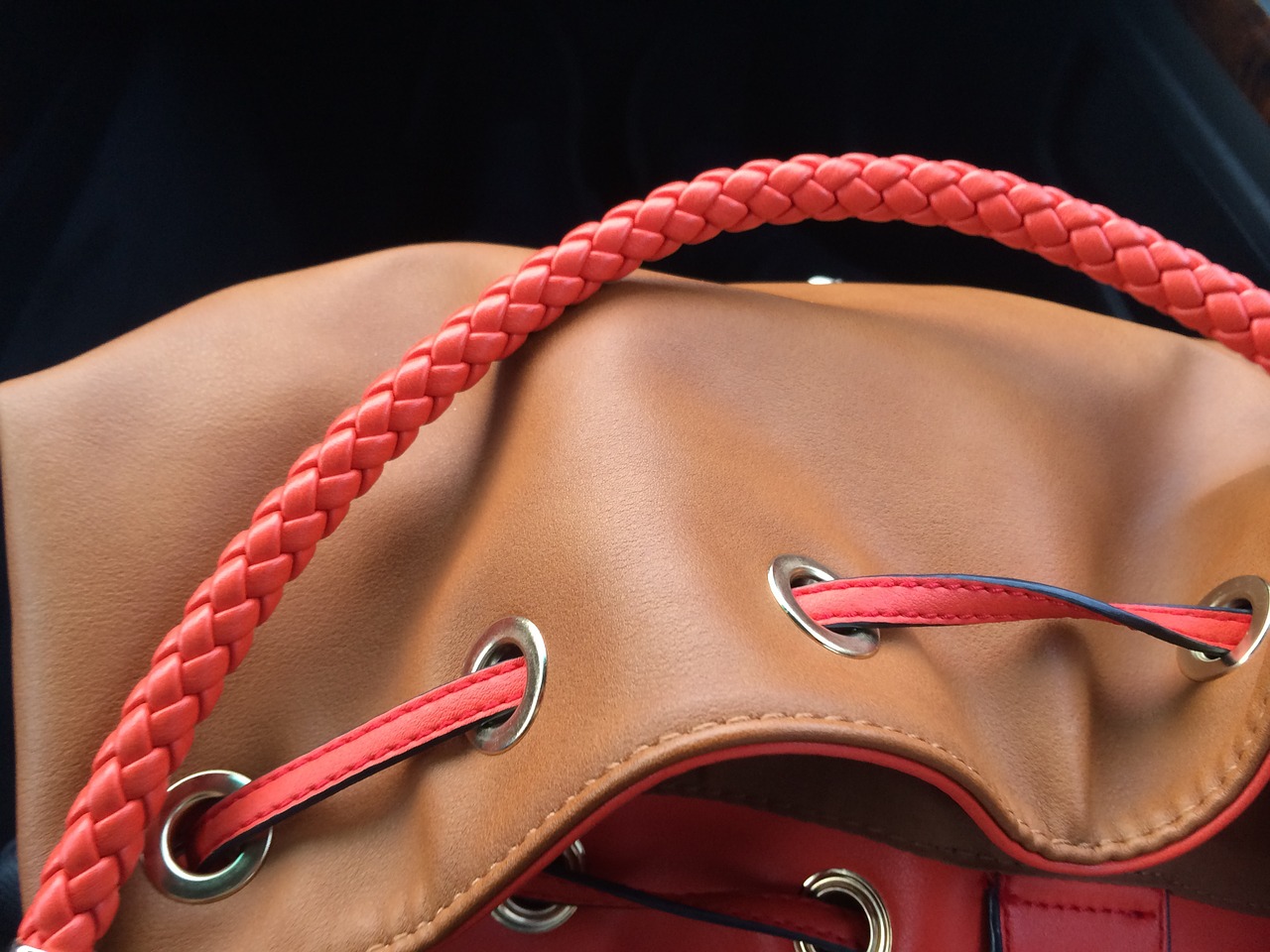 handbag cord leather free photo