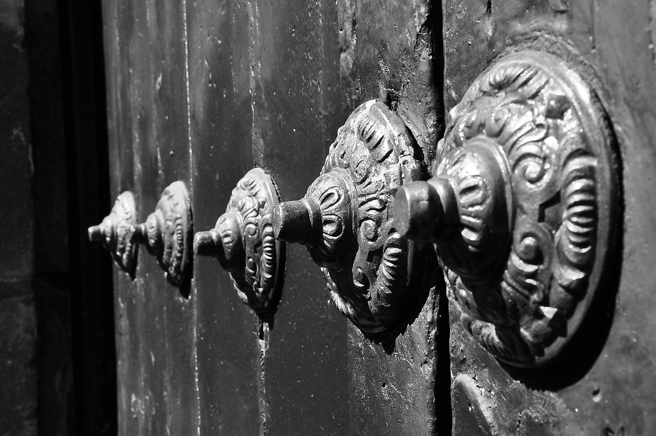 detail door iron free photo