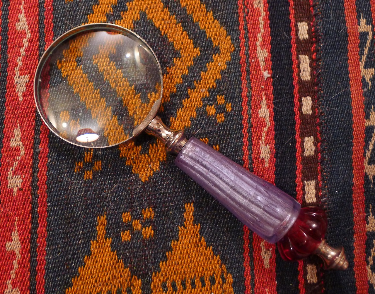 detective magnifying glass magnifying free photo