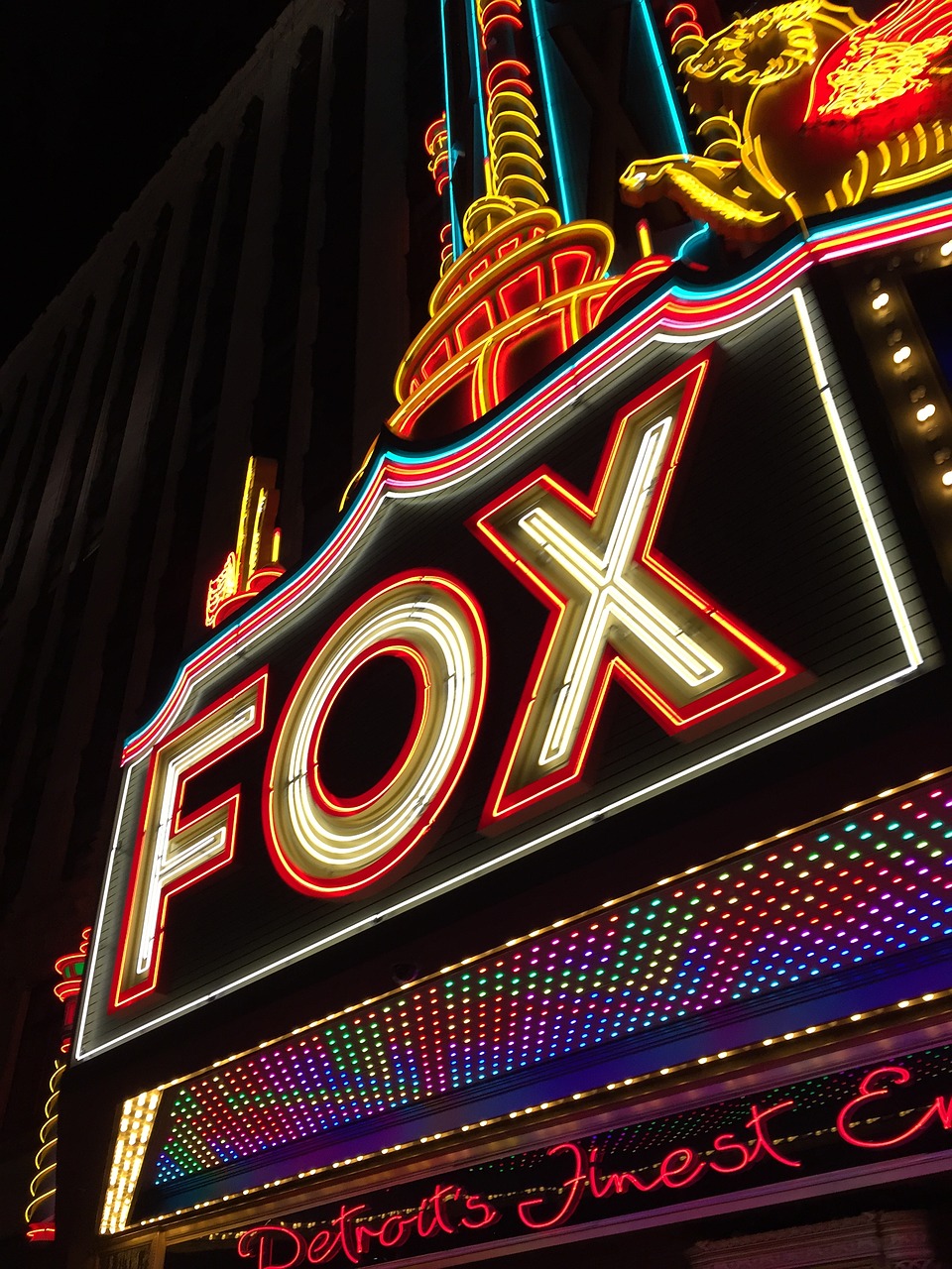 detroit fox theater free photo