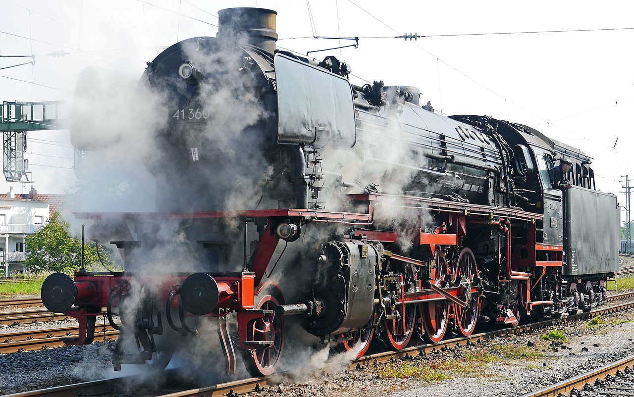 deutsche bahn locomotive steam locomotive free photo