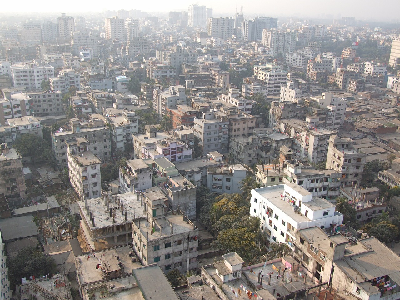 dhaka city building city free photo
