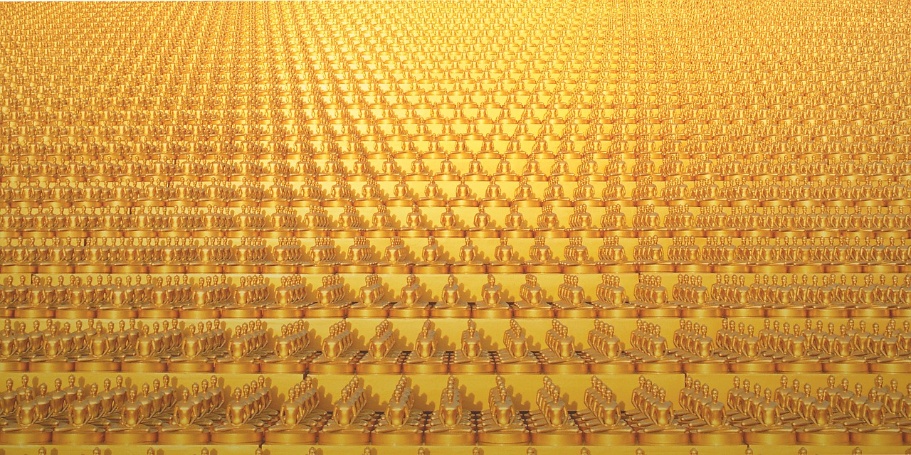 dhammakaya pagoda buddhas gold free photo