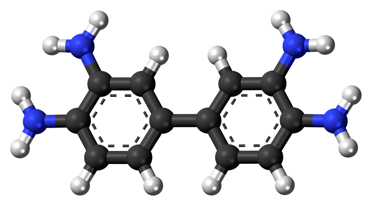 diaminobenzidine molecule chemistry free photo