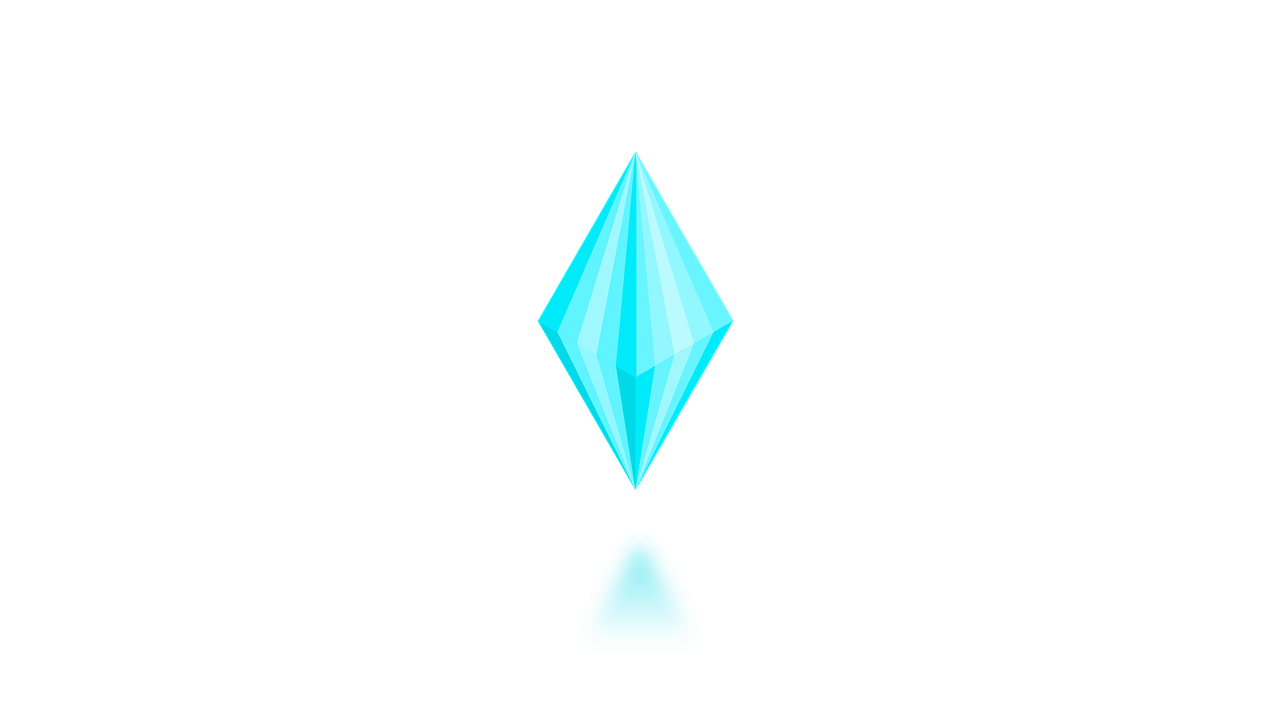diamond blue crystal free photo