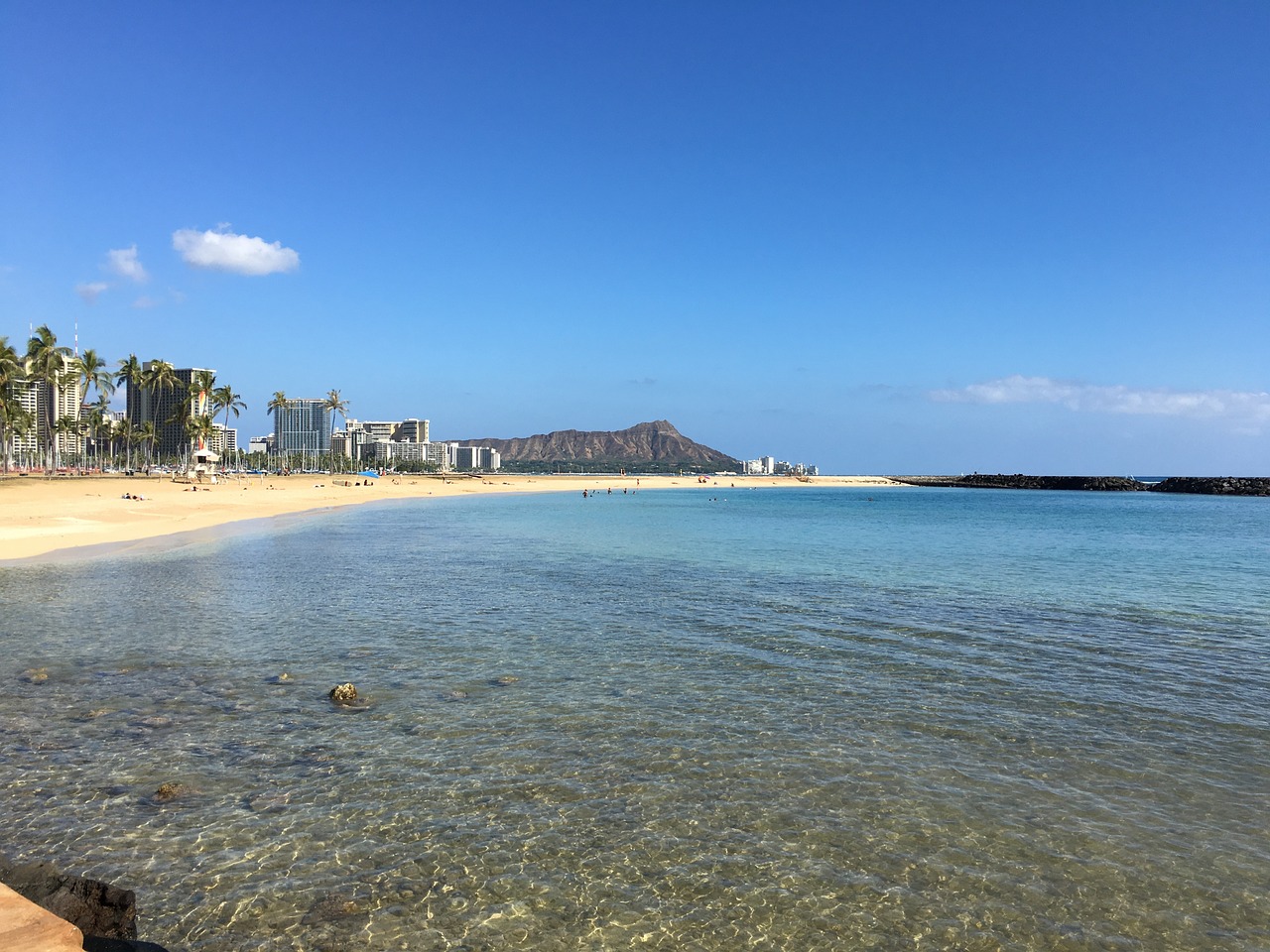 diamond head hawaii ahi free photo