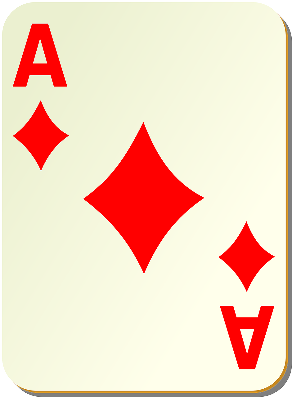 diamonds ace playing cards free photo