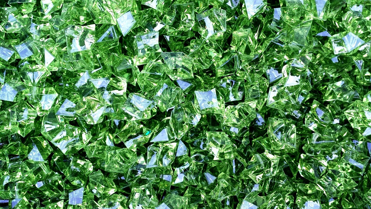 diamonds green design free photo