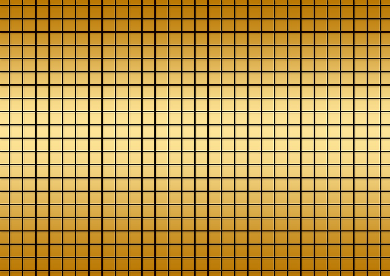 diamonds gold pattern free photo