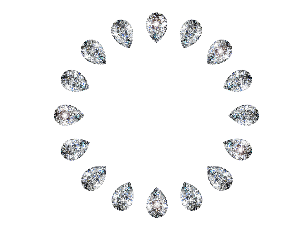 diamonds sparkle circle free photo