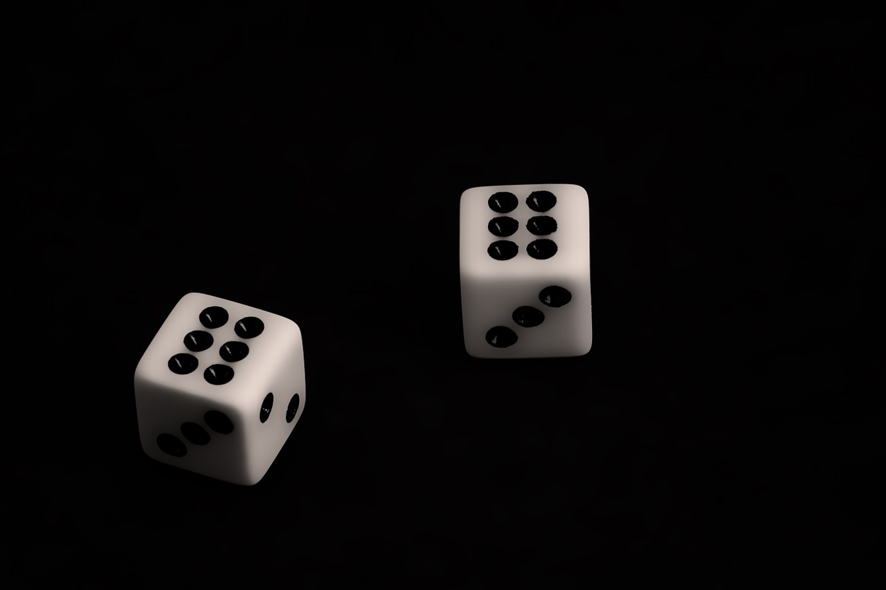 dice gambling black free photo
