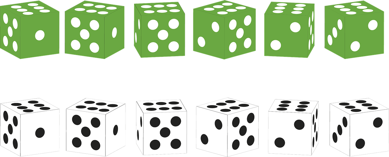 dice cubes game free photo