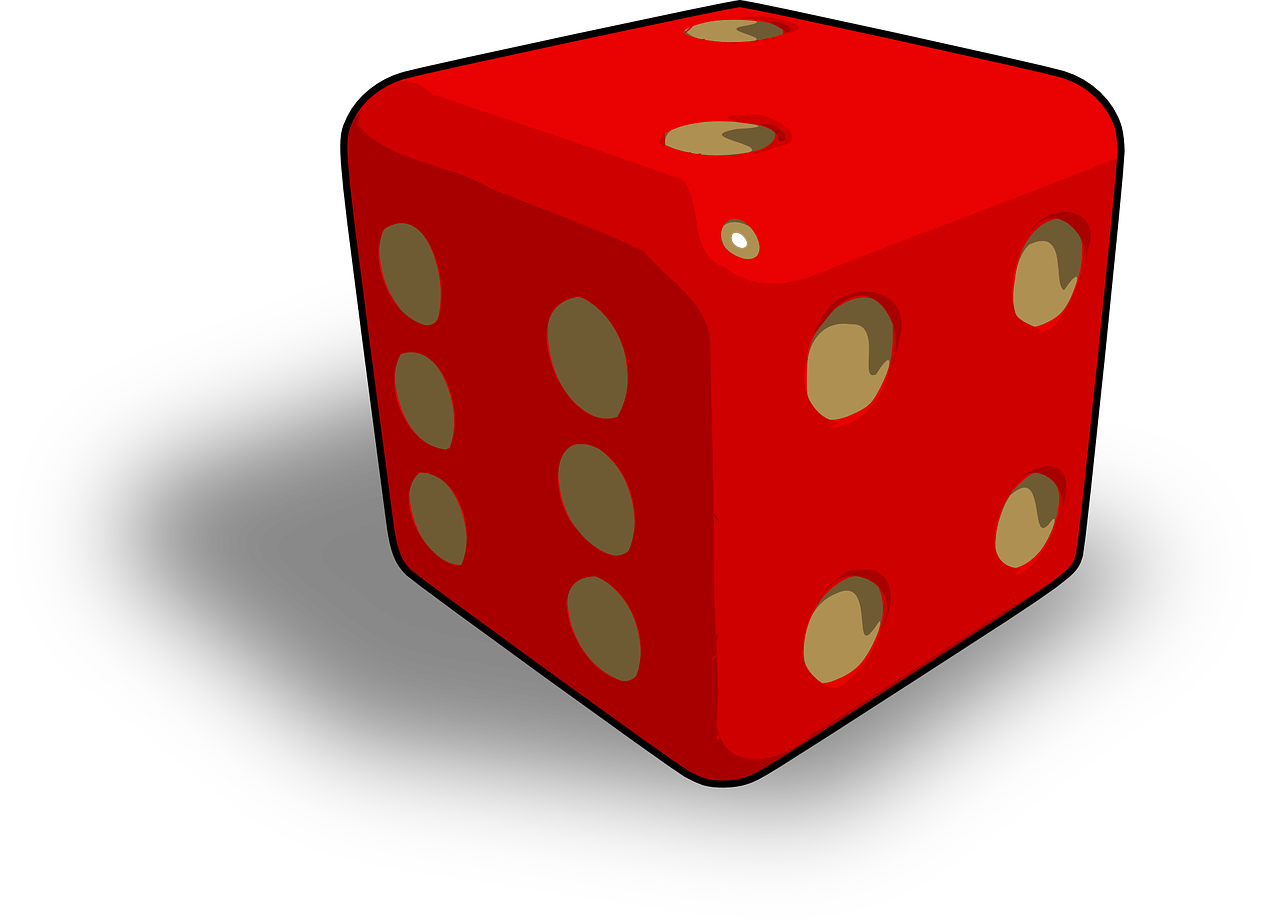 Free Vectors  dice roll (2)
