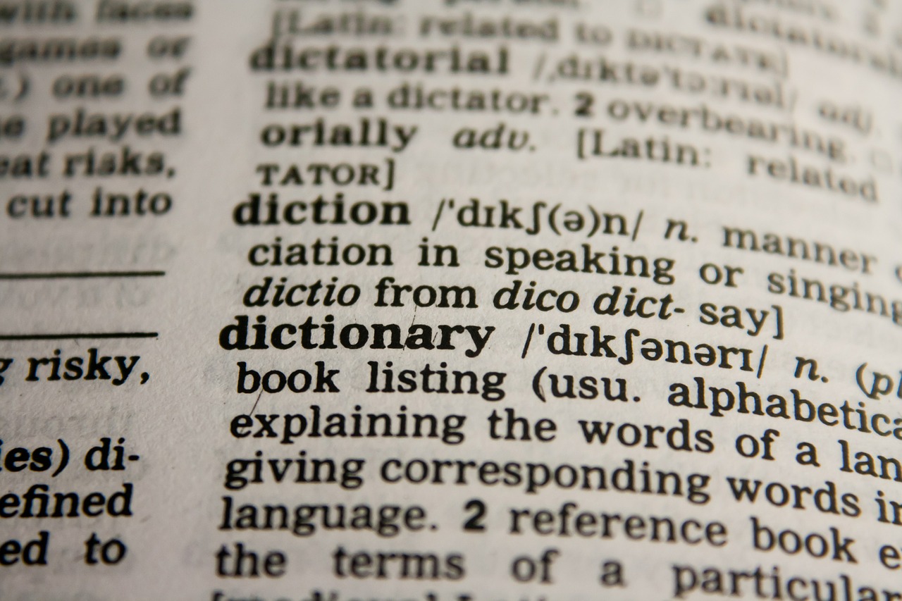 dictionary words grammar free photo