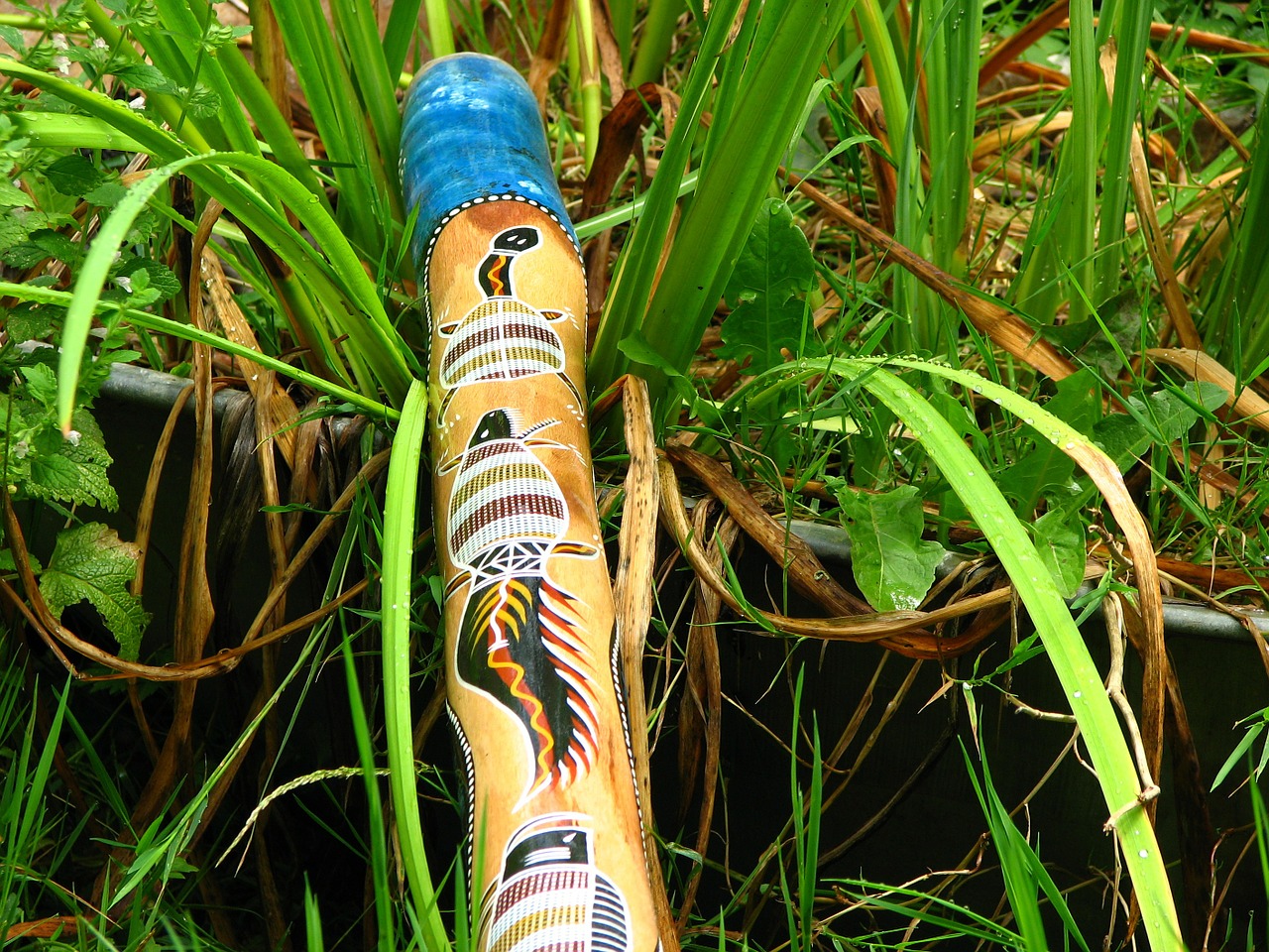 didgeridoo blowgun musical instrument free photo