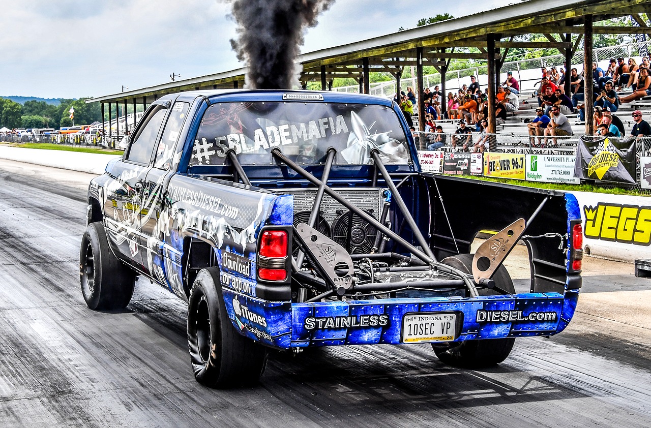 Diesel,drag,racing,truck,event free image from