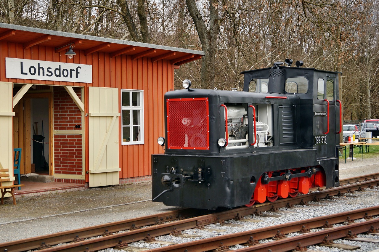 diesel loco motives v10 narrow gauge werksbahn 199 312 built in 1962 free photo
