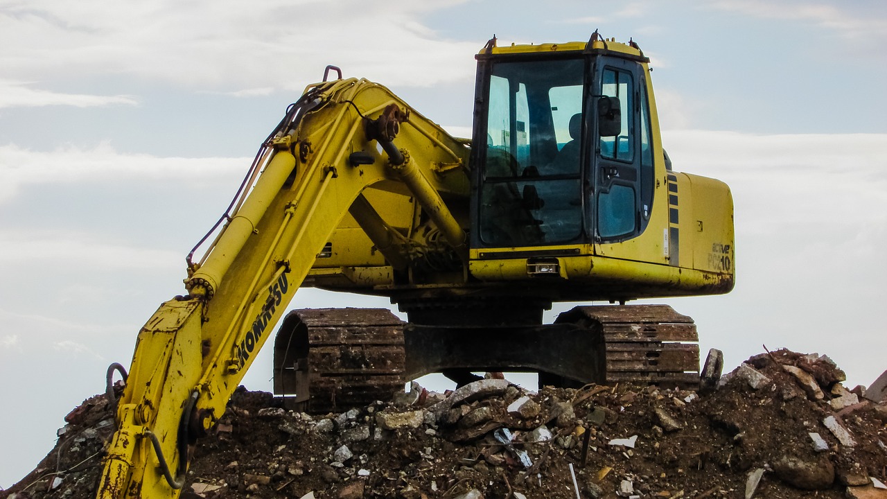 digger heavy machine equipment free photo