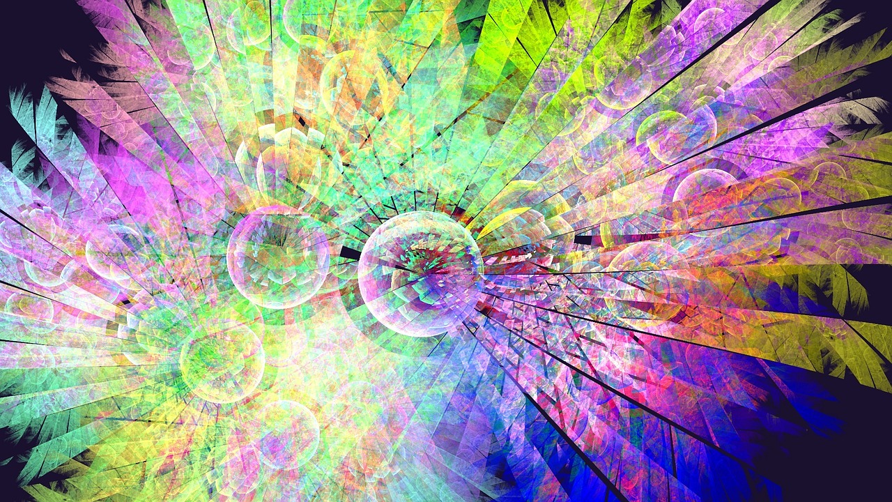 digi art fractals abstract free photo