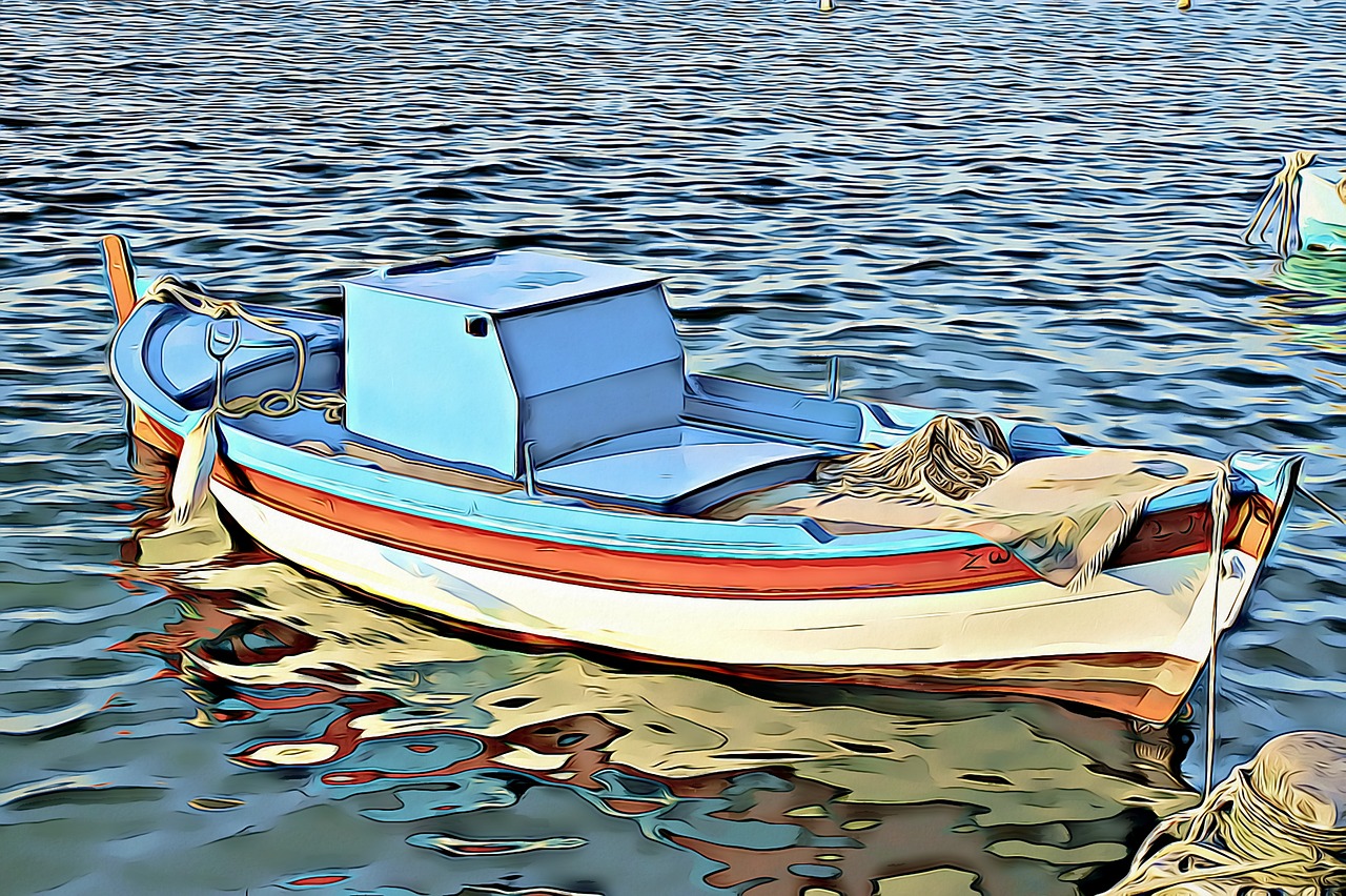 digital graphics boat free photo