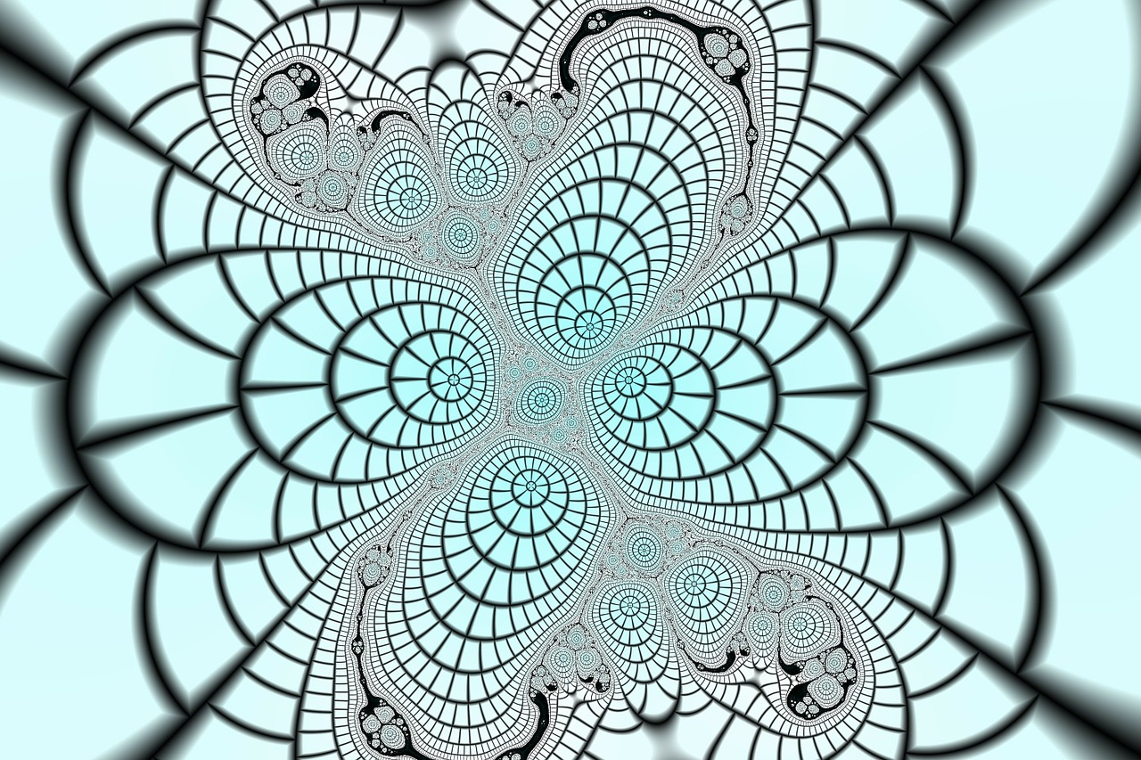 digital art fractal abstract free photo
